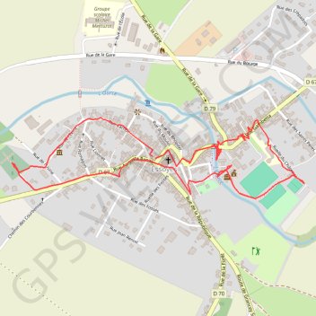 Itinéraire Balade chez Renoir, distance, dénivelé, altitude, carte, profil, trace GPS