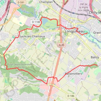 Itinéraire NewTrack, distance, dénivelé, altitude, carte, profil, trace GPS