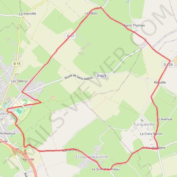 Itinéraire La Voie Rose, distance, dénivelé, altitude, carte, profil, trace GPS