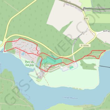 Itinéraire Val Joly - L'Olympique, distance, dénivelé, altitude, carte, profil, trace GPS