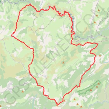 Itinéraire Tour du Larzac Méridional (Hérault-Gard), distance, dénivelé, altitude, carte, profil, trace GPS