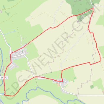 Itinéraire La porte du Saulnois, distance, dénivelé, altitude, carte, profil, trace GPS