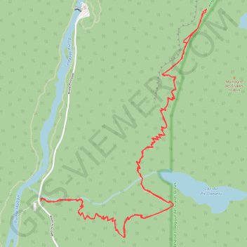 Itinéraire Acropole des draveurs, distance, dénivelé, altitude, carte, profil, trace GPS