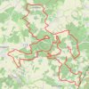 Itinéraire rando-juicq-35km-2925, distance, dénivelé, altitude, carte, profil, trace GPS
