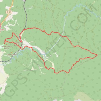 Itinéraire Venelles thermes de juda, distance, dénivelé, altitude, carte, profil, trace GPS