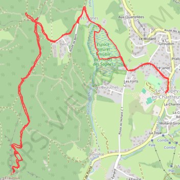 Itinéraire Parcours du 09/07/2023 16h34, distance, dénivelé, altitude, carte, profil, trace GPS