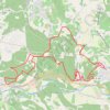 Itinéraire Lumières - Goult - Les Beaumettes, distance, dénivelé, altitude, carte, profil, trace GPS