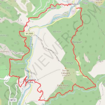 Itinéraire Saint Jean de la Riviere, distance, dénivelé, altitude, carte, profil, trace GPS
