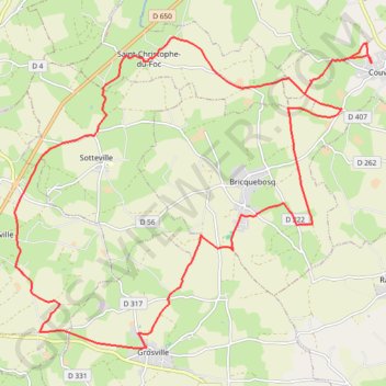 Itinéraire 1 - Trail_25 (1), distance, dénivelé, altitude, carte, profil, trace GPS