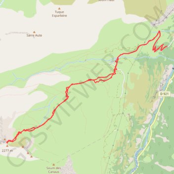 Itinéraire Col du Porteillou, distance, dénivelé, altitude, carte, profil, trace GPS