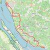Itinéraire Blaye-Bourg, les vignobles de l'estuaire, distance, dénivelé, altitude, carte, profil, trace GPS