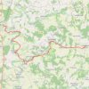 Itinéraire Champagne-Mouton / Ruffec, distance, dénivelé, altitude, carte, profil, trace GPS