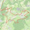 Itinéraire Aisne - Province du Luxembourg - Belgique, distance, dénivelé, altitude, carte, profil, trace GPS