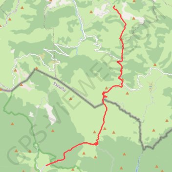 Itinéraire Tour Haute Vallee Nive Etape 2 Kaskoleta Refuge Mendilatz, distance, dénivelé, altitude, carte, profil, trace GPS