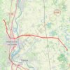 Itinéraire De Monthieux à Saint-Georges-de-Reneins, distance, dénivelé, altitude, carte, profil, trace GPS