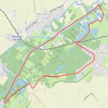 Itinéraire NewTrack, distance, dénivelé, altitude, carte, profil, trace GPS