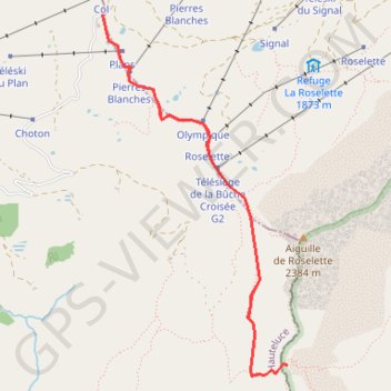 Itinéraire Col du Joly - Col de la Fenêtre, distance, dénivelé, altitude, carte, profil, trace GPS
