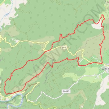 Itinéraire Tiourne hellys, distance, dénivelé, altitude, carte, profil, trace GPS