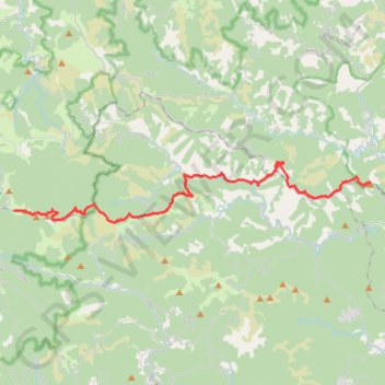Itinéraire Signal de st pierre -Mont Aigoual 35 Openroute, distance, dénivelé, altitude, carte, profil, trace GPS