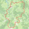 Itinéraire Parc du Morvan - Brassy, distance, dénivelé, altitude, carte, profil, trace GPS