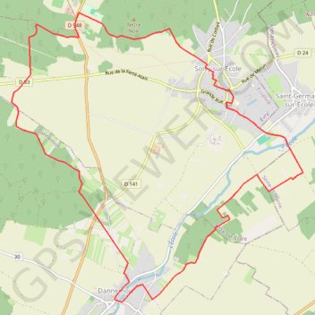 Itinéraire Verrerie d'art de Soisy, distance, dénivelé, altitude, carte, profil, trace GPS