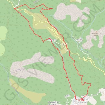 Itinéraire Colde fontfroide, distance, dénivelé, altitude, carte, profil, trace GPS