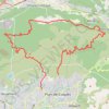 Itinéraire Balade VTT massif étoile, distance, dénivelé, altitude, carte, profil, trace GPS