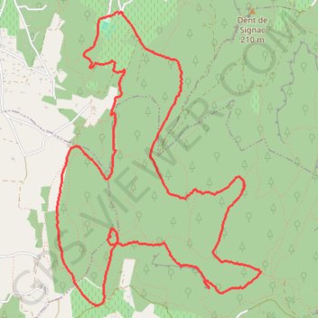 Itinéraire Les Roquettes - Saint-Pierre-de-Castres, distance, dénivelé, altitude, carte, profil, trace GPS