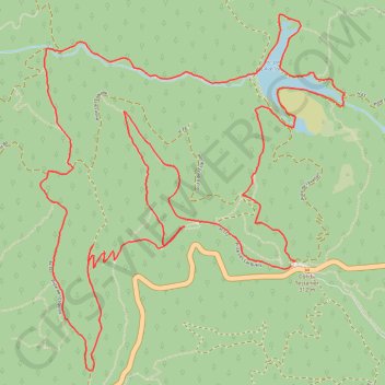 Itinéraire Massif de l'Estérel - Lac de L'Avellan, distance, dénivelé, altitude, carte, profil, trace GPS