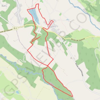 Itinéraire Urgons, distance, dénivelé, altitude, carte, profil, trace GPS
