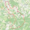 Itinéraire boucle 55 C 46 km départ Bouex 16, distance, dénivelé, altitude, carte, profil, trace GPS