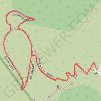 Itinéraire chemin-du-pic, distance, dénivelé, altitude, carte, profil, trace GPS