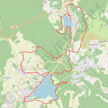 Itinéraire Aydat-La Cassière, distance, dénivelé, altitude, carte, profil, trace GPS