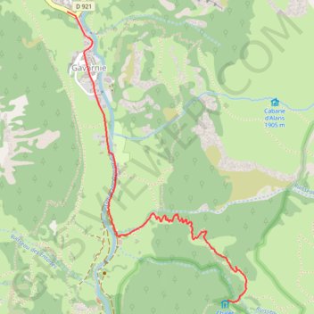 Itinéraire Refuge de Pailla depuis Gavarnie, distance, dénivelé, altitude, carte, profil, trace GPS