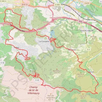 Itinéraire Audouade, distance, dénivelé, altitude, carte, profil, trace GPS