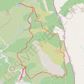 Itinéraire Castellar, distance, dénivelé, altitude, carte, profil, trace GPS