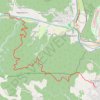 Itinéraire Ales les camisards (galeizon pour baignade), distance, dénivelé, altitude, carte, profil, trace GPS