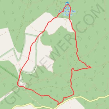 Itinéraire Mont Ventoux - Pavillon de Rolland, distance, dénivelé, altitude, carte, profil, trace GPS