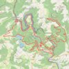 Itinéraire Eislek Gravel, distance, dénivelé, altitude, carte, profil, trace GPS