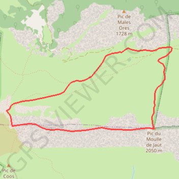 Itinéraire Le Moulle de Jaüt, distance, dénivelé, altitude, carte, profil, trace GPS