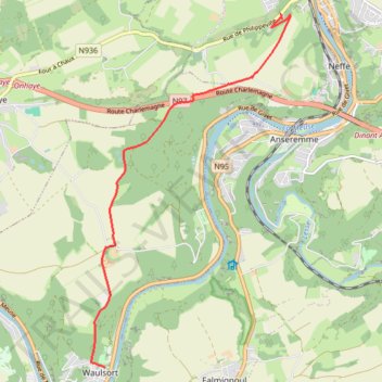 Itinéraire HASTIERE- Dinant par les hauteurs-Grotte La Merveilleuse, distance, dénivelé, altitude, carte, profil, trace GPS