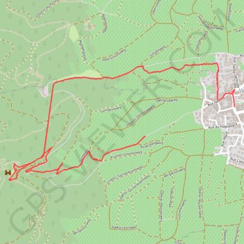 Itinéraire Wettolsheim, Hagueneck, distance, dénivelé, altitude, carte, profil, trace GPS