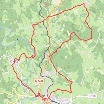 Itinéraire Le Velay des 3 Rivières - Le Bois de Crouzilhac Tence, distance, dénivelé, altitude, carte, profil, trace GPS