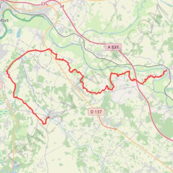 Itinéraire Parcours équestre : La route des cardinaux, distance, dénivelé, altitude, carte, profil, trace GPS