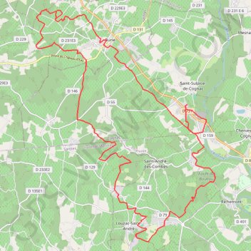 Itinéraire ONmove-500-HRM---06-08-2021, distance, dénivelé, altitude, carte, profil, trace GPS
