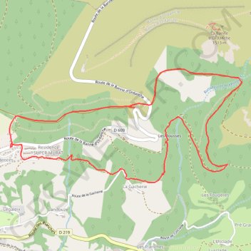 Itinéraire Sancy - Le Creux d'Enfer - Secteur Murat-le-Quaire, distance, dénivelé, altitude, carte, profil, trace GPS