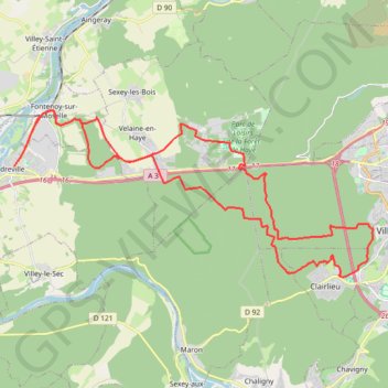 Itinéraire 08-OCT-22 01:10:16 PM, distance, dénivelé, altitude, carte, profil, trace GPS
