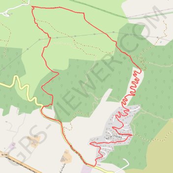 Itinéraire Sous Montreviol, distance, dénivelé, altitude, carte, profil, trace GPS