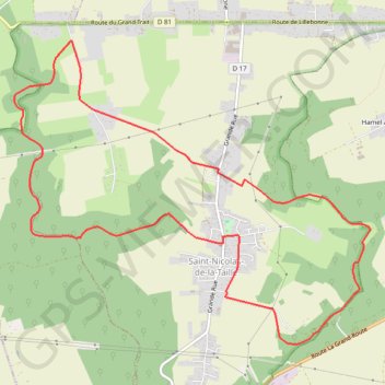 Itinéraire Le Val de L'Abbesse, distance, dénivelé, altitude, carte, profil, trace GPS