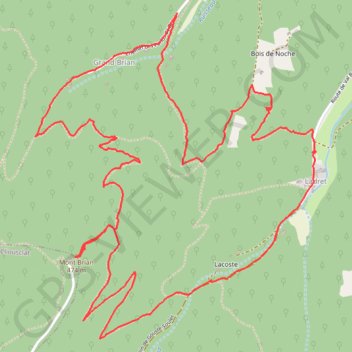 Itinéraire Mont Brian, distance, dénivelé, altitude, carte, profil, trace GPS